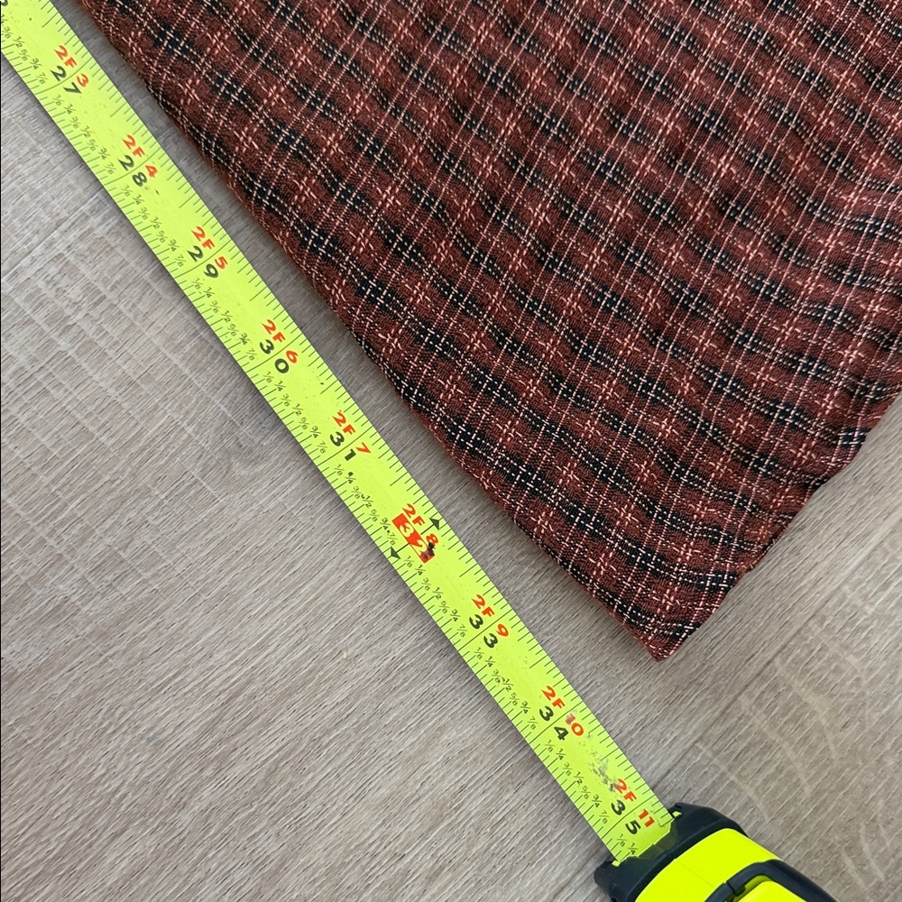 Vintage Piccalino Petites Brown Checkered plaid dress. - Picture 7 of 7